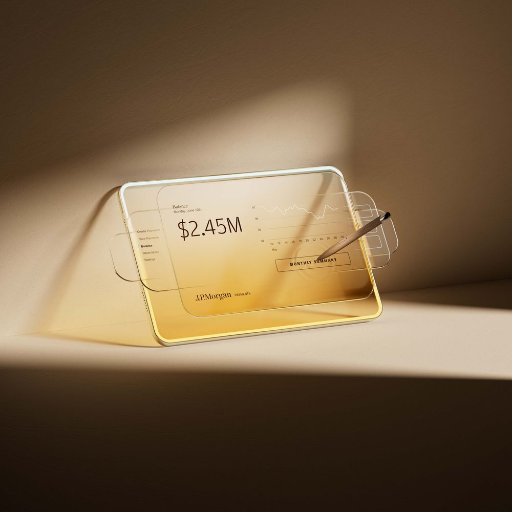 Graphic imagery, a glass card