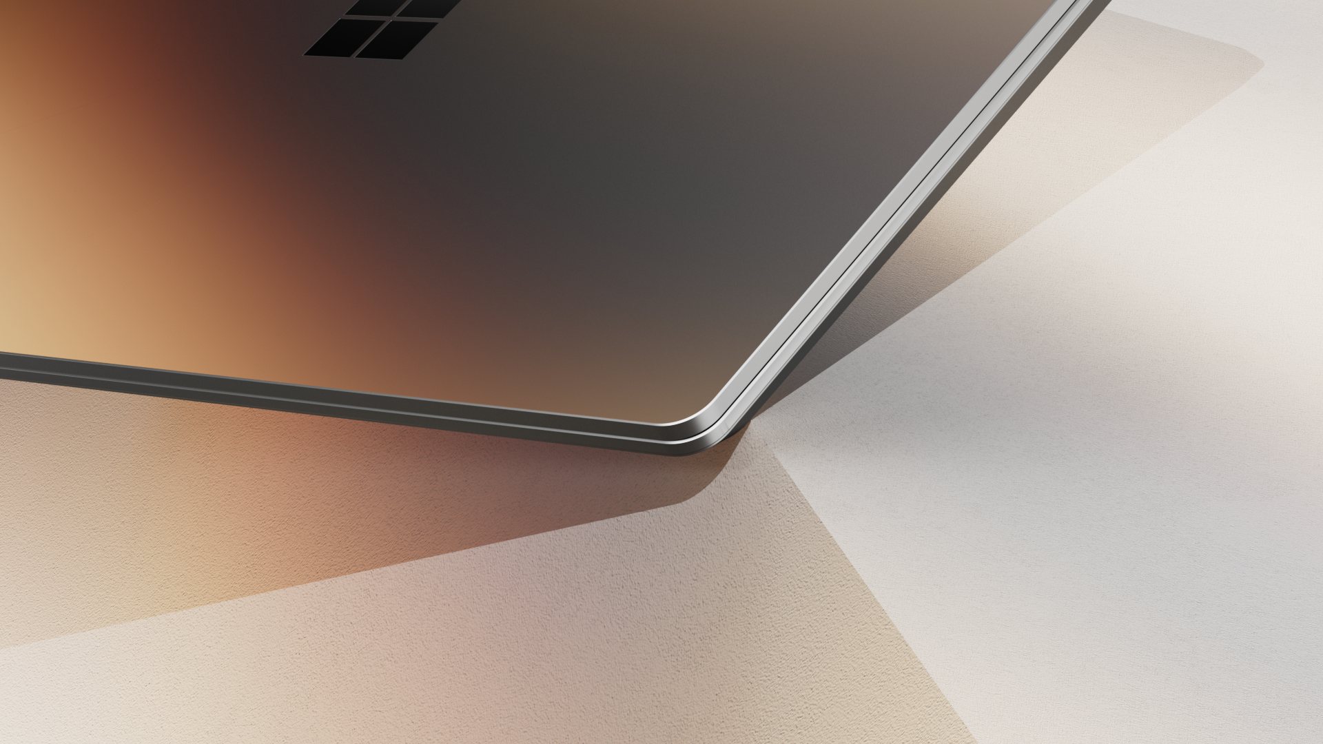 A close detail of the Surface chassis, an R&D render